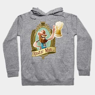 Rustic man beer Hoodie